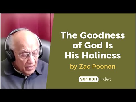 The Goodness of God Is His Holiness by Zac Poonen thumbnail