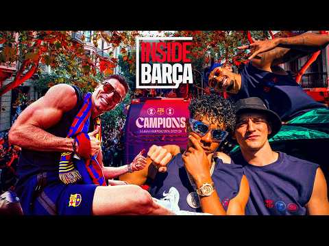 ?INSIDE THE 2025/26 CHAMPIONS PARADE | UNSEEN FC Barcelona MOMENTS ?? thumbnail