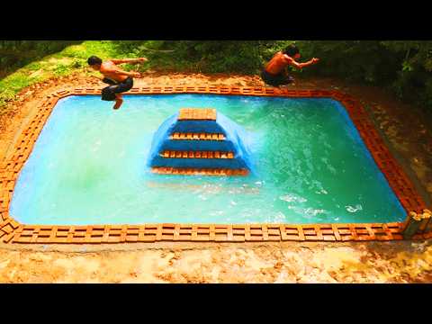 Unbelievable Pool Underground! Build Swimming Pool Around Secret Underground Slide thumbnail