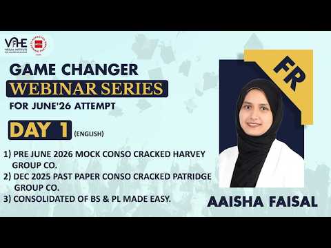 ACCA FR Eng Day 1 Game Changer Webinar Series June'26 | Pass APM First Attempt | Success Strategy thumbnail