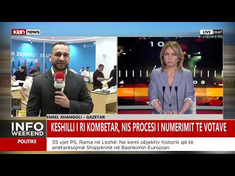 Këshilli i ri Kombëtar i PD/ Nis procesi i numërimit të votave, raporton gazetari Enkel Xhangoli thumbnail