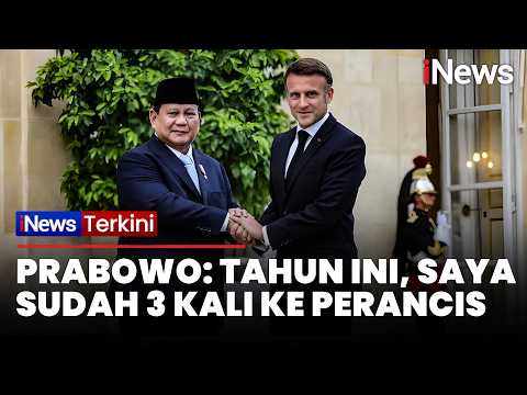 Prabowo Bikin Macron Tersenyum! Ungkap Sudah 3 Kali ke Perancis Sepanjang 2026 | iNews Terkini thumbnail