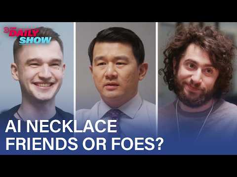 Are These Dueling AI Necklaces the Solution to Male Loneliness? Ronny Investigates | The Daily Show thumbnail