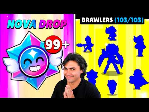 ZEREI TODOS NOVA STARR DROPS NA MINHA CONTA DO BRAWL STARS E... thumbnail