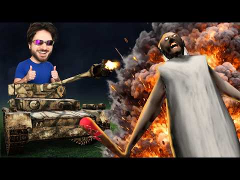 VINGANÇA EXTREMA! FUGI DA CASA DA GRANNY COM UM TANQUE DE GUERRA! thumbnail