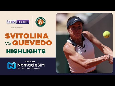 Elina Svitolina vs Kaitlin Quevedo | Roland-Garros 2026 | Match Highlights thumbnail