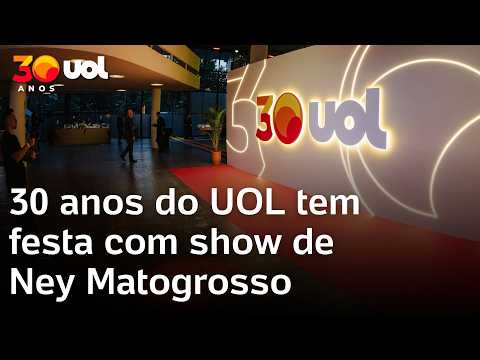 UOL comemora 30 anos em festa com Taís Araújo, Lázaro Ramos e show de Ney Matogrosso thumbnail