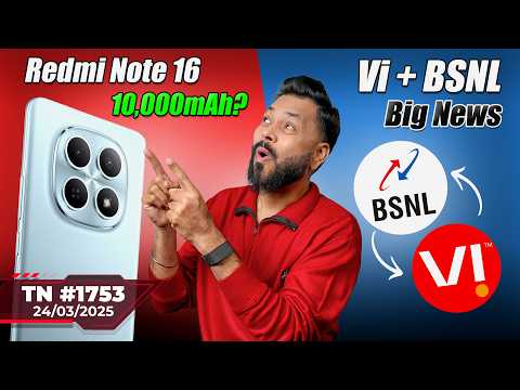 Nord 6 India Launch, Redmi Note 16 10,000mAh?, vivo V70 FE, AGI Is Here?,Vi + BSNL Big News-#TTN1753 thumbnail