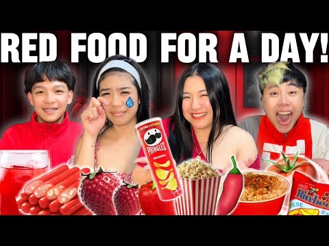 RED FOOD FOR A DAY * UMIYAK SI ELLAINE  | FAMILYAY thumbnail