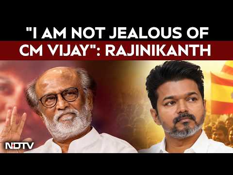 Vijay Latest News | "Not Jealous Of Vijay": Rajinikanth Says Tamil Nadu Has Big Expectations From CM thumbnail