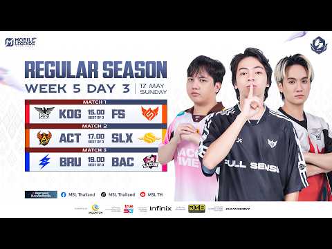 [EN] 🔴 MSL TH Season 1 | Regular Season Week 5 Day 3 thumbnail