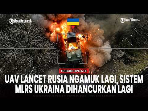 Rusia Rilis Kompilasi Video Penghancuran Massal MLRS Ukraina oleh Drone Lancet thumbnail