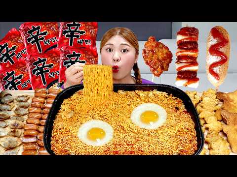LIVE ASMR MUKBANG 순두부 마열라면 6봉지 대왕 유부초밥 먹방 모음🔥 EAT SPICY TOFU RAMEN REAL SOUND | HIU 하이유 thumbnail