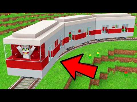 Construí un TREN FUNCIONAL en Minecraft thumbnail