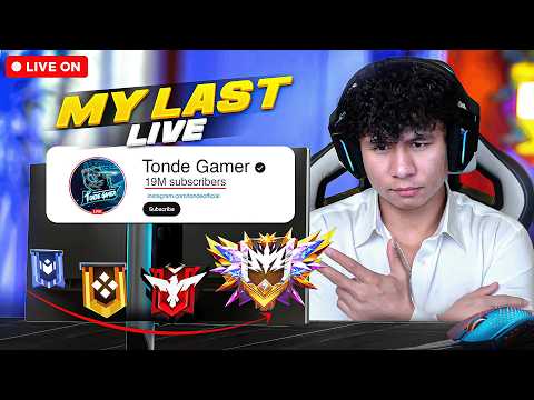 My Last Free Fire Rank Push Live 🤔 Tonde Gamer thumbnail
