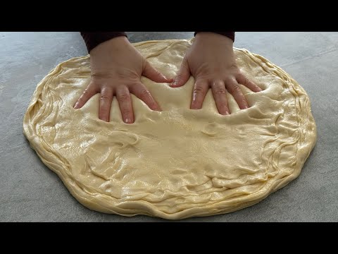 NE KADAR KOLAYMIŞ DİYECEKSİNİZ❗️YILLARCA BOŞUNA UĞRAŞTİK❗️YEPYENİ YÖNTEM❗️KAT KAT AÇMA POĞAÇA thumbnail