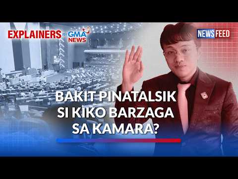 Bakit pinatalsik si Kiko Barzaga sa Kamara? | GMA News Feed thumbnail