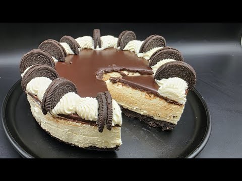 La Cheesecake Oreo Più Cremosa del Mondo 😍 Senza forno! golosa e facilissima da fare! thumbnail