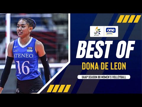 Dona De Leon’s NET DOMINANCE ? for ADMU | UAAP SEASON 88 WOMEN’S VOLLEYBALL TOURNAMENT thumbnail