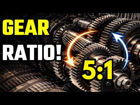 How Gear Ratio Works – Gear Ratios Explained, Gears, Torque, Gearbox, Mechanical Power Transmission thumbnail