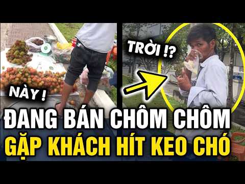 Đang BÁN CHÔM CHÔM thì thanh niên đến bóc ăn, nhìn THỨ TRÊN TAY chủ quán TÁ HỎA | Tin 3 Phút thumbnail