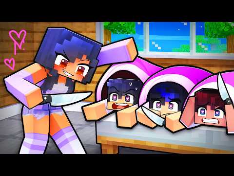 ALL YANDERE SLEEPOVER in Minecraft! thumbnail