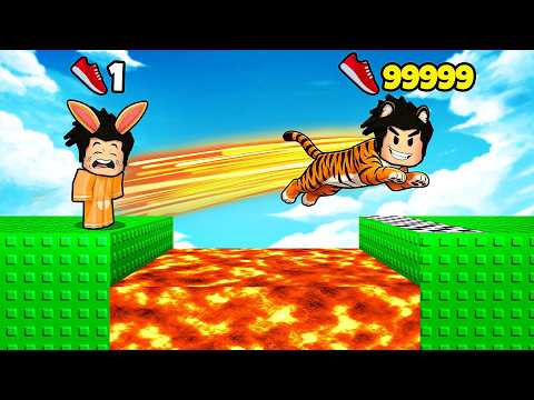 JE DOIS ME TRANSFORMER EN UN MEILLEUR ANIMAL POUR COURIR DE PLUS EN PLUS VITE DANS ROBLOX thumbnail