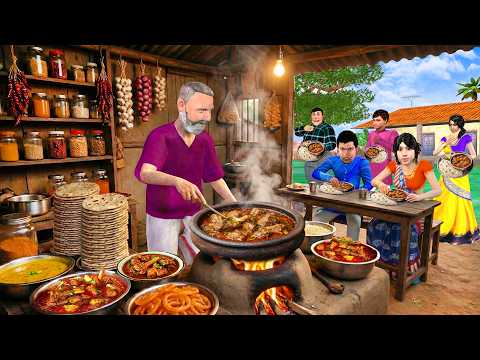 Dada Ka World Famous Bihari Mutton Chawal Champaran Mutton Unlimited Rice Street Food Hindi Kahaniya thumbnail