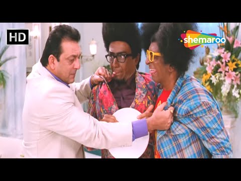 कुछ किया ना तो ये तुम्हारे बाल जो खड़े है ना.. वैसे मे और भी कुछ खड़ा कर दूंगा | Sanjay Dutt Comedy thumbnail