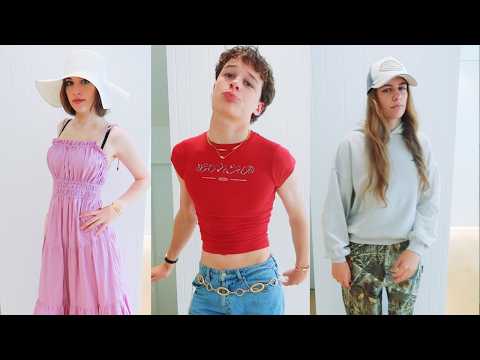 CLOTHING WARDROBE SWAP (Iconic Outfits) Challenge By The Norris Nuts thumbnail