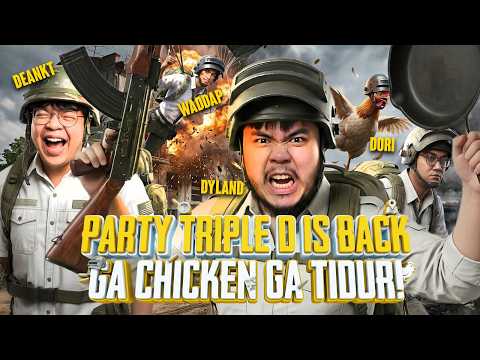PARTY TRIPLE D KEMATIAN! KAMI LAPAR BUTUH AYAM - PUBG thumbnail