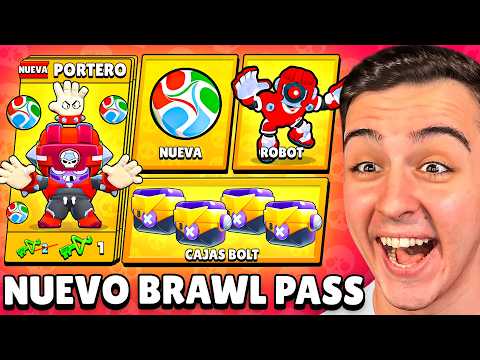 COMPRO y MAXEO el NUEVO PASE DEL MUNDIAL 😱🚨 Brawl Stars thumbnail