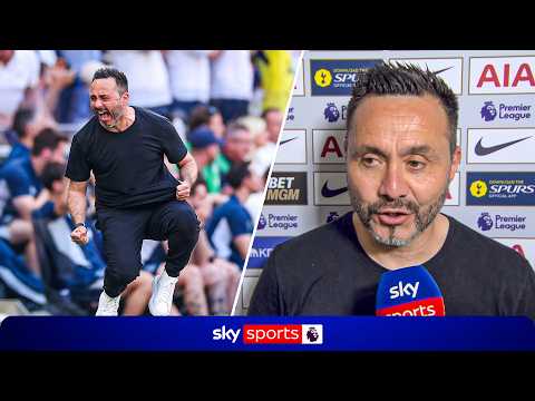 Roberto De Zerbi REACTION as Spurs survive relegation thumbnail