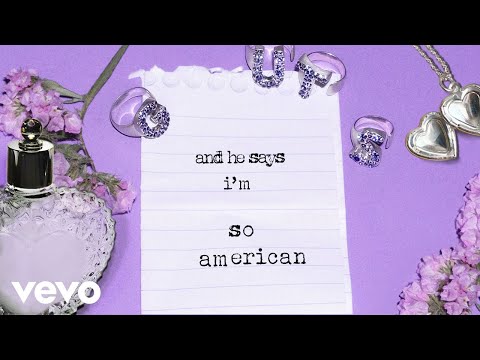 Olivia Rodrigo - so american (Official Lyric Video) thumbnail