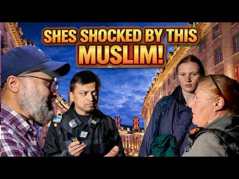 She's Shocked by a Muslim! Mansur Vs Christian Ladies | Speakers Corner | Hyde Park thumbnail