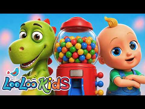 A Ram Sam Sam + Johny Johny Yes Papa - Learn Colors with Gumball Machine and Color Balls Kids Songs thumbnail