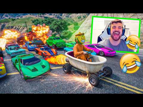 LA CARRERA CON MAS RISAS DE GTA 5 ONLINE thumbnail