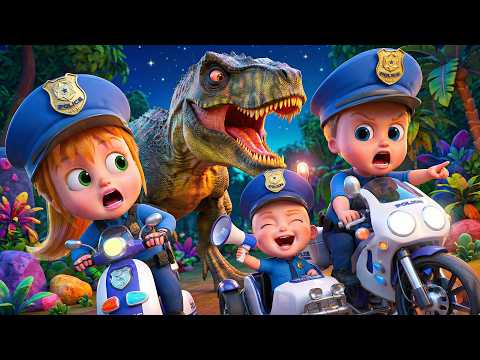 Dino Attack in the City | The Police Rescue Team Save the city thumbnail