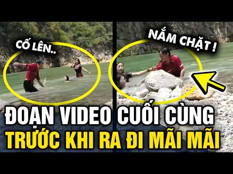 Đoạn video CUỐI CÙNG của chàng trai 2 LẦN NHẢY XUỐNG NƯỚC cứu bạn và cái kết ĐAU LÒNG | Tin 3 Phút thumbnail