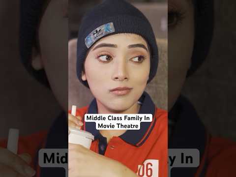 Middle Class Family In Movie Theatre | Indian Family | Indians And Cinema Hall | Maa Beta & Beti thumbnail