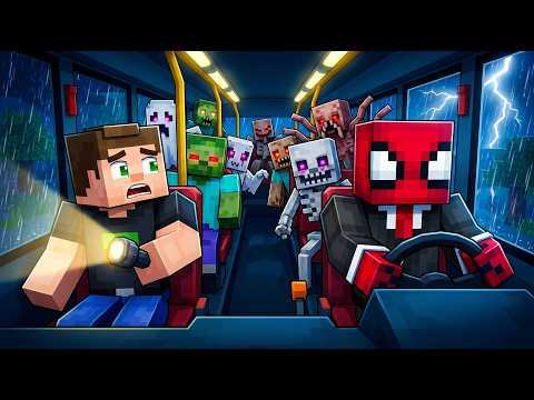 NEDEN Gece 3'te Otobüsçülük Yaptık? - Minecraft thumbnail