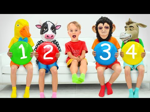 Five Little Mikes play hide and seek with Uncle thumbnail