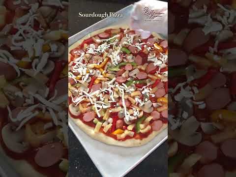 Sourdough Pizza #youtubeshorts #youtubeshorts #desserts #desserts thumbnail