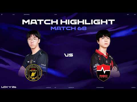 BFX vs NS 매치 68 하이라이트 | 2026 LCK thumbnail