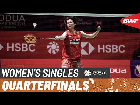 PERODUA Malaysia Masters 2026 | Chen Yu Fei (CHN) [1] vs Pitchamon Opatniputh (THA) | QF thumbnail