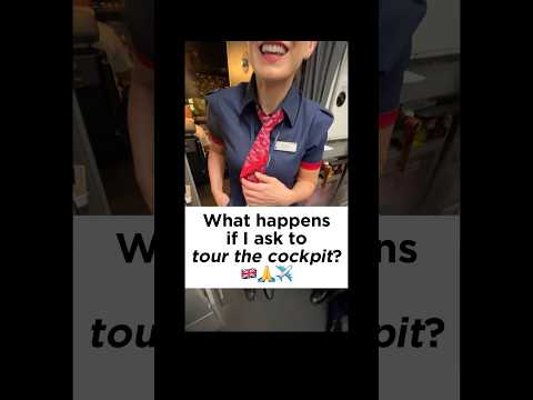 Politely asking to tour the cockpit ✈️?? #britishairways thumbnail
