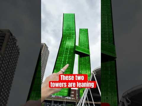 These two towers are leaning thumbnail