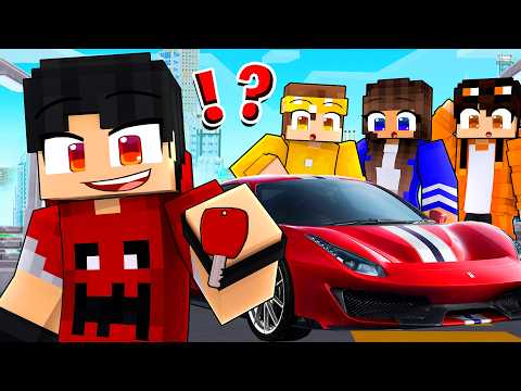 Consegui um CARRO MILIONÁRIO para IMPRESSIONAR os todos no Minecraft thumbnail
