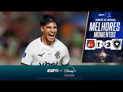 JOAQUÍN CORREA BRILHA, E BOTAFOGO BATE O CARACAS DE VIRADA NA SUL-AMERICANA | MELHORES MOMENTOS thumbnail