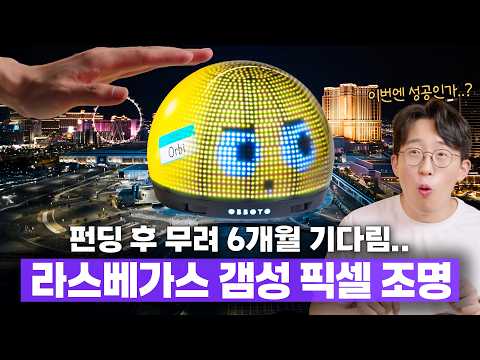 책상 위에 펼쳐지는 라스베가스 스피어 ㄷㄷ 25만원짜리 펀딩 똥템일까..? thumbnail